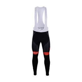 довгі штани з підтяжками - TREK 2018 SUMMER - чорний/червоний