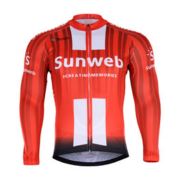 BONAVELO зимова футболка з довгим рукавом - SUNWEB 2019 WINTER - червоний