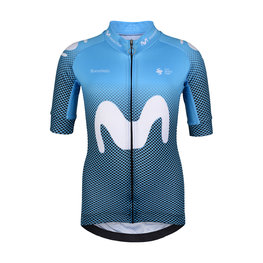 BONAVELO джерсі з коротким рукавом - MOVISTAR 2020 KIDS - білі/синій