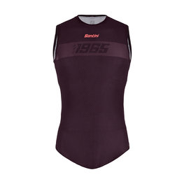 SANTINI футболка з коротким рукавом - 1965 - бордо