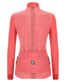 SANTINI зимова футболка з довгим рукавом - COLORE PURO LADY W - рожевий
