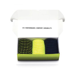 SANTINI класичні шкарпетки - ORIGINE SOXBOX - жовтий/чорний