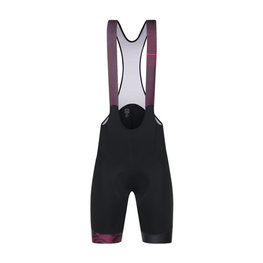 SANTINI нагрудні шорти - LA VUELTA 2018 - чорний/фіолетовий