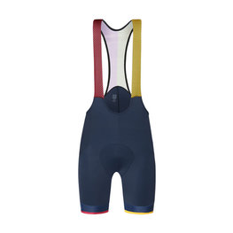 SANTINI нагрудні шорти - LA VUELTA 2018 - жовтий/червоний/чорний