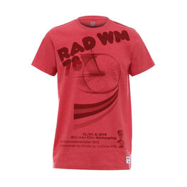 SANTINI футболка з коротким рукавом - UCI STORY - червоний/багатоколірний