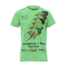 SANTINI футболка з коротким рукавом - UCI STORY - зелений/багатоколірний