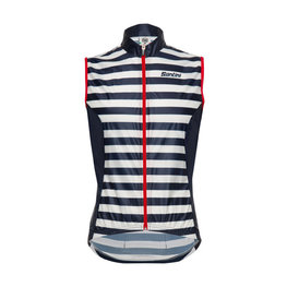 SANTINI жилет - LA VUELTA 2018 - синій/білі