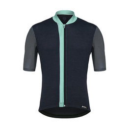 SANTINI джерсі з коротким рукавом - ORIGINE - світло-блакитний/чорний