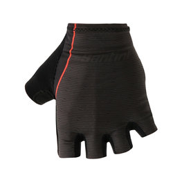 SANTINI рукавички без пальців - SOFFIO - зелений/чорний