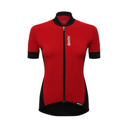 SANTINI джерсі з коротким рукавом - BRIO LADY - червоний/чорний