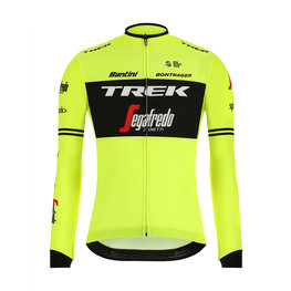 SANTINI зимова футболка з довгим рукавом - TREK 2019 CLASSE WNT - чорний/жовтий