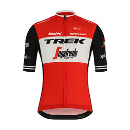 SANTINI джерсі з коротким рукавом - TREK 2019 BLEND - червоний/білі/чорний