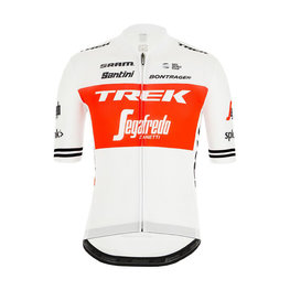 SANTINI джерсі з коротким рукавом - TREK 2019 SLEEK99 - білі/червоний