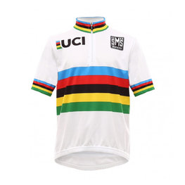 SANTINI джерсі з коротким рукавом - UCI KIDS - багатоколірний/білі