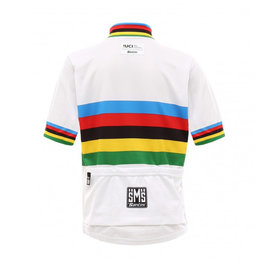 SANTINI джерсі з коротким рукавом - UCI KIDS - багатоколірний/білі
