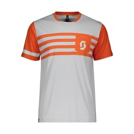 SCOTT футболка з коротким рукавом - TRAIL FLOW DRI - помаранчевий/сірий