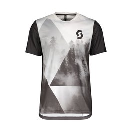 SCOTT джерсі з коротким рукавом - TRAIL FLOW PRO - білі/сірий