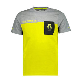 SCOTT футболка з коротким рукавом - FACTORY TEAM - жовтий/сірий/чорний