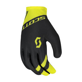 SCOTT рукавички з довгими пальцями - RC TEAM LF - жовтий/чорний