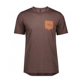 SCOTT футболка з коротким рукавом - TRAIL FLOW DRI - бордо