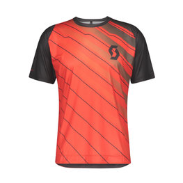 SCOTT джерсі з коротким рукавом - TRAIL VERTIC - червоний/сірий