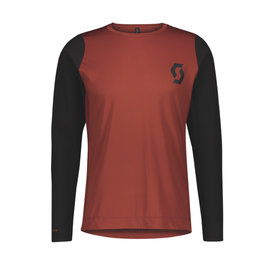SCOTT літній трикотаж з довгим рукавом - TRAIL PROGRESSIVE - червоний/чорний