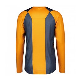 SCOTT літній трикотаж з довгим рукавом - TRAIL VERTIC LS - синій/помаранчевий