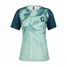 SCOTT джерсі з коротким рукавом - TRAIL VERTIC LADY - синій