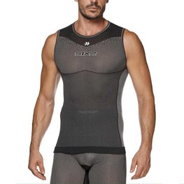 SIX2 футболка без рукавів - SML BT - чорний