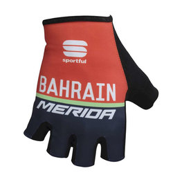 SPORTFUL рукавички без пальців - BAHRAIN MERIDA 2017 - чорний/червоний