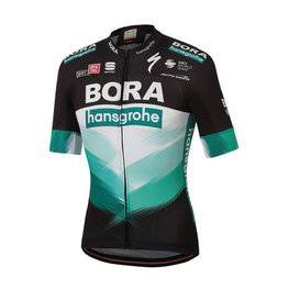 SPORTFUL джерсі з коротким рукавом - BORA HANSGROHE 2020 - зелений/чорний