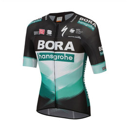 SPORTFUL джерсі з коротким рукавом - BORA HANSGROHE 2020 - чорний/зелений
