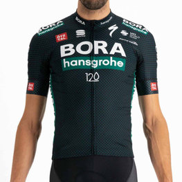 SPORTFUL джерсі з коротким рукавом - BORA HANSGROHE 2021 - зелений/сірий