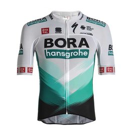 SPORTFUL джерсі з коротким рукавом - BORA HANSGROHE 2021 - зелений/сірий