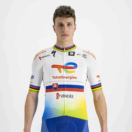 SPORTFUL джерсі з коротким рукавом - TOTAL ENERGIES 2022 - жовтий/помаранчевий/білі/синій