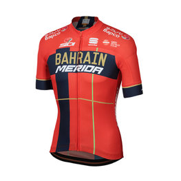 SPORTFUL джерсі з коротким рукавом - BAHRAIN MERIDA 2019 - червоний/синій