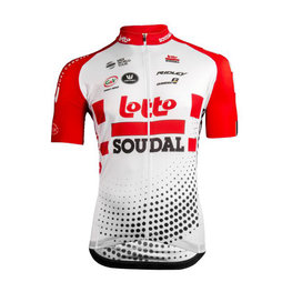 джерсі з коротким рукавом - LOTTO SOUDAL 2019 - червоний/білі