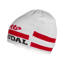 шапка - LOTTO SOUDAL 2019 - білі/червоний