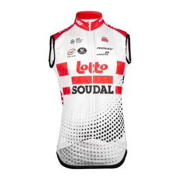 жилет - LOTTO SOUDAL 2019 - червоний/білі