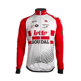 подовжена куртка - LOTTO SOUDAL 2019 - червоний/білі